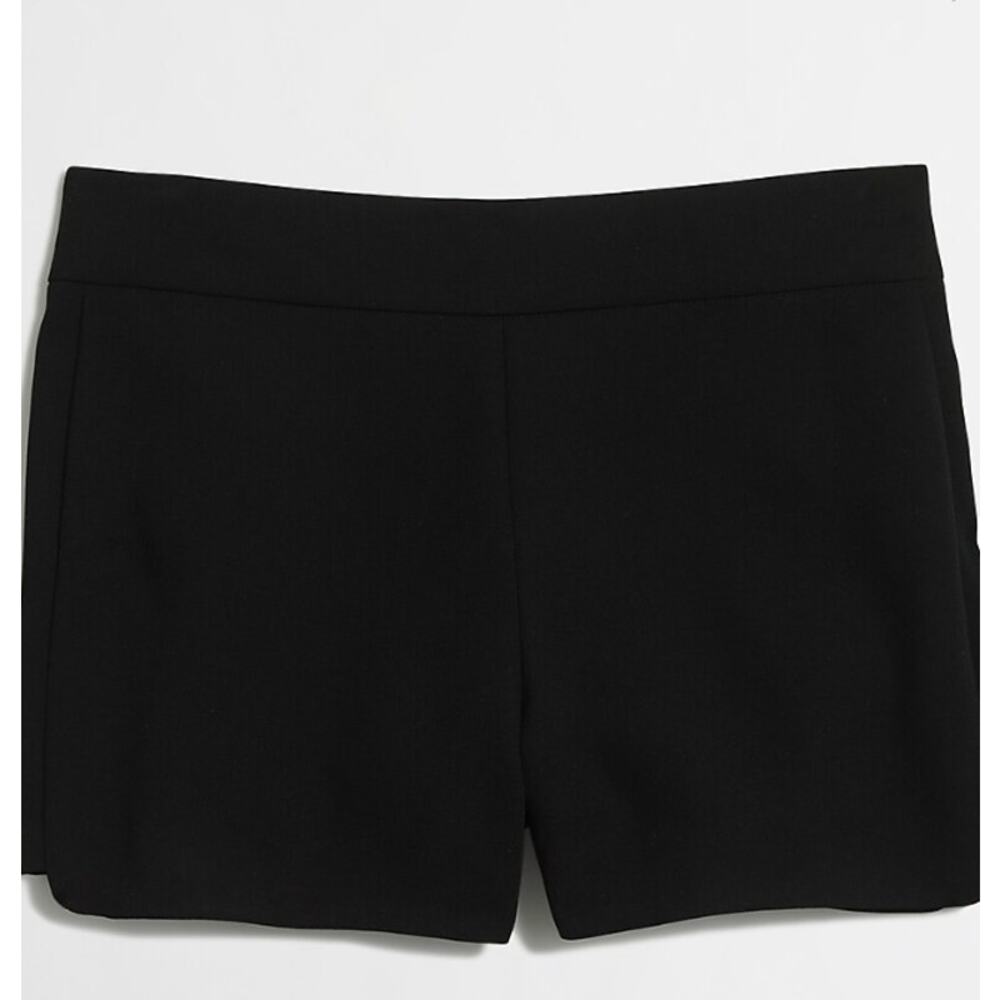 J. Crew Factory Black Drapey Shorts Size 8